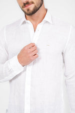 MICHAEL KORS - חולצה מכופתרת SLIM FIT בצבע לבן - MASHBIR//365