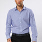 KENNETH COLE - חולצה מכופתרת SLIM FIT משבצות כחול - MASHBIR//365 - 2