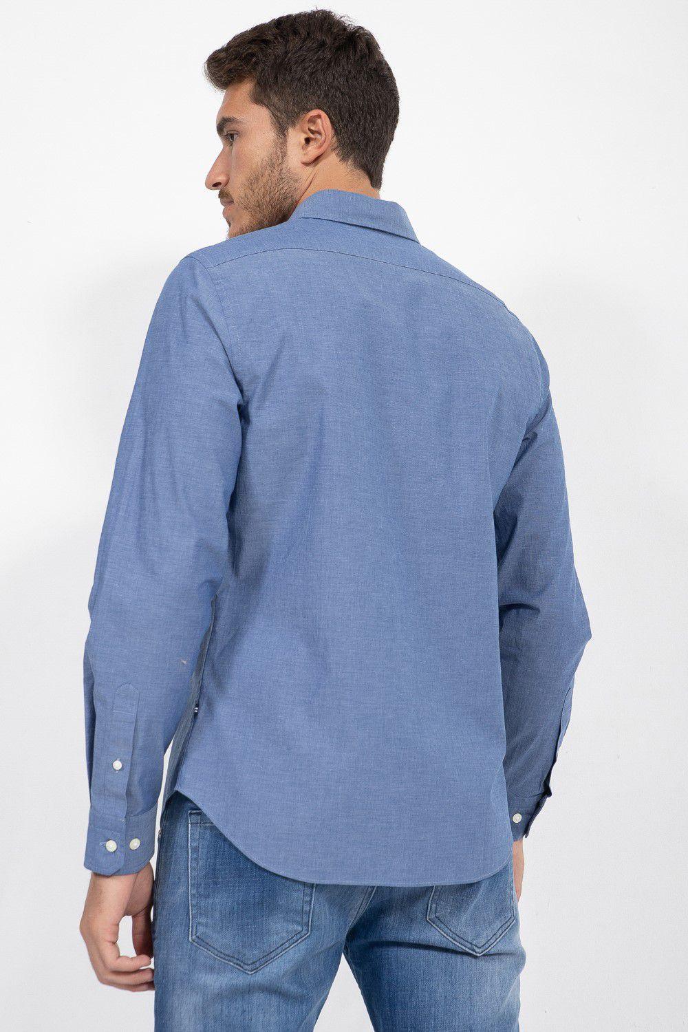 NAUTICA - חולצה מכופתרת TAILORED FIT במראה ג’ינס - MASHBIR//365