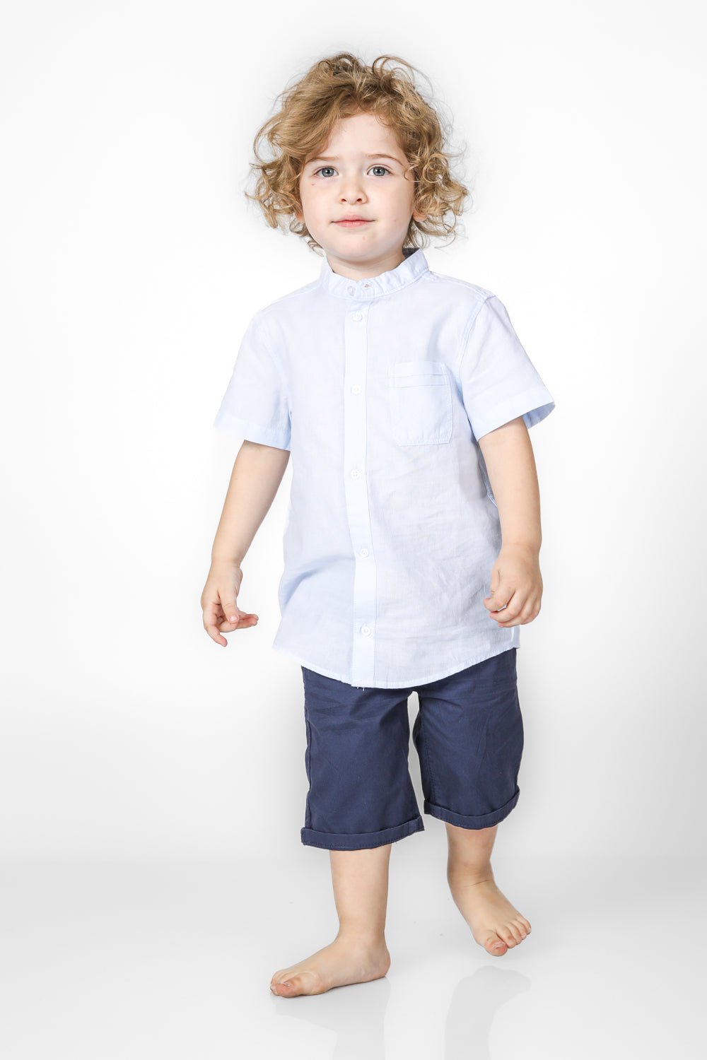 OKAIDI - חולצה מכופתרת תכלת בנים - MASHBIR//365