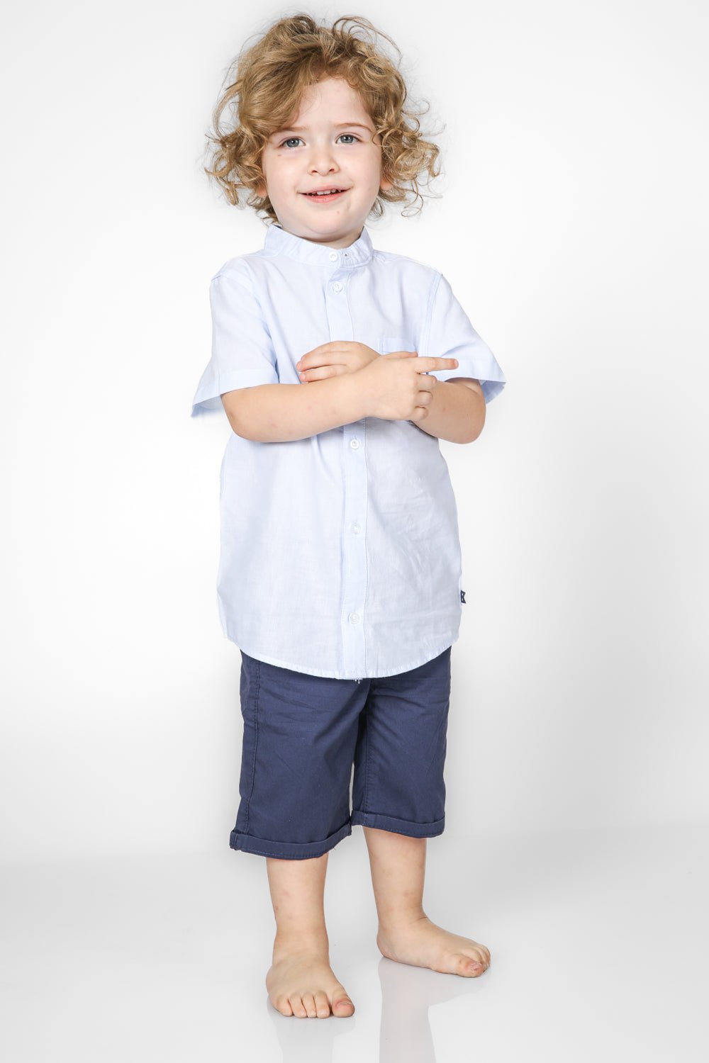 OKAIDI - חולצה מכופתרת תכלת בנים - MASHBIR//365