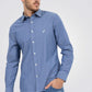 NAUTICA - חולצה מכופתרת כחול ג'ינס TAILORED FIT - MASHBIR//365 - 1