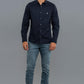 NAUTICA - חולצה מכופתרת כחול נייבי TAILORED FIT - MASHBIR//365 - 3