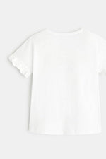 OKAIDI - חולצה טריקו בצבע לבן לילדות - MASHBIR//365