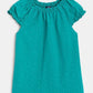 OKAIDI - חולצה רקומה בצבע ירוק לילדות - MASHBIR//365 - 4