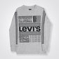 LEVI'S - חולצה שרוול ארוך LEVI'S אפור בהדפס גרפי לילדים - MASHBIR//365 - 1