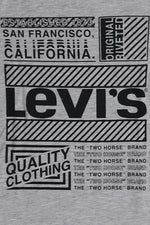 LEVI'S - חולצה שרוול ארוך LEVI'S אפור בהדפס גרפי לנערים - MASHBIR//365