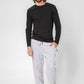 DELTA - חולצה שרוול ארוך צווארון עגול SLIM בצבע שחור - MASHBIR//365 - 3