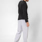DELTA - חולצה שרוול ארוך צווארון עגול SLIM בצבע שחור - MASHBIR//365 - 2