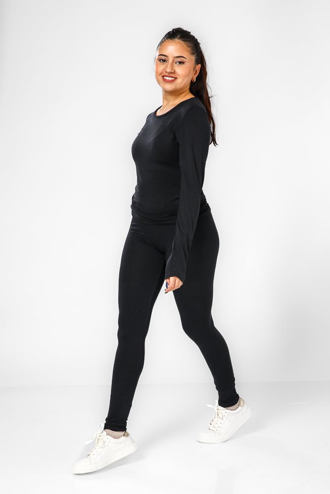 DELTA - חולצה תרמית אנטי בקטריאלית צווארון עגול - SLIM FIT - MASHBIR//365