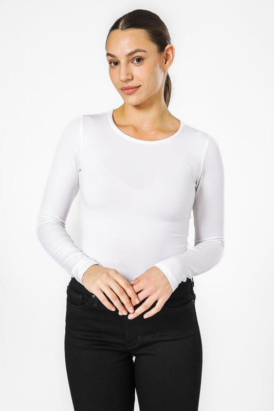 DELTA - חולצה תרמית אנטי בקטריאלית צווארון עגול - SLIM FIT - MASHBIR//365
