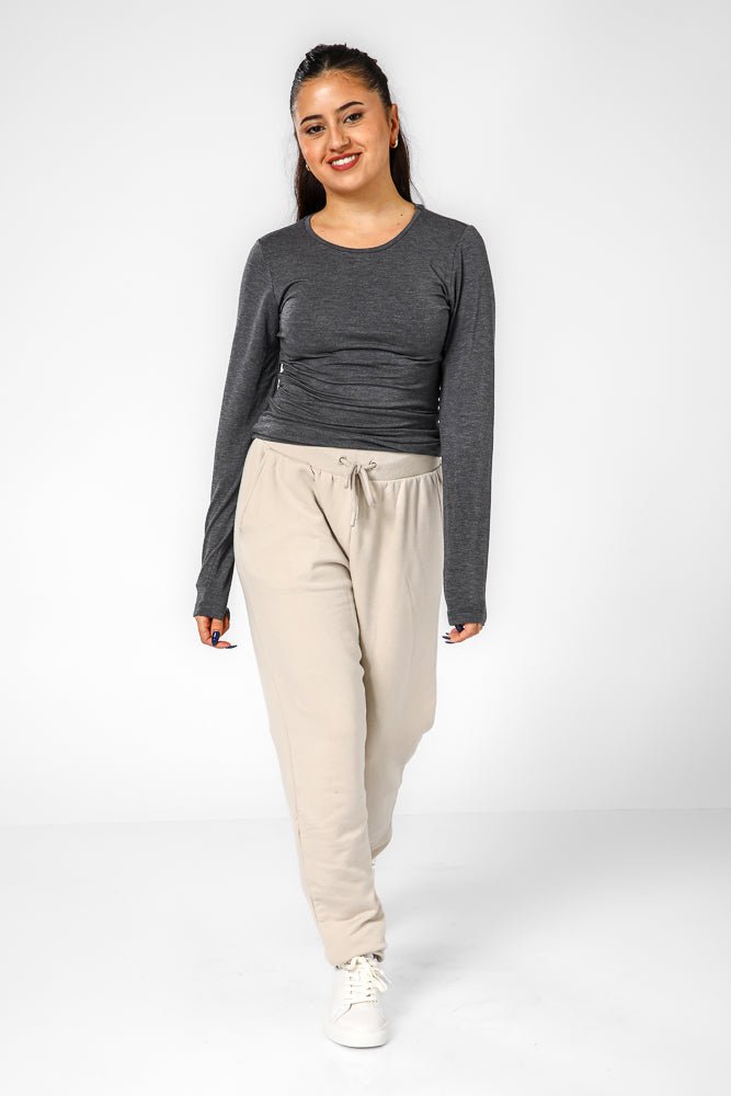 DELTA - חולצה תרמית אנטי בקטריאלית צווארון עגול - SLIM FIT - MASHBIR//365