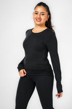 DELTA - חולצה תרמית אנטי בקטריאלית צווארון עגול - SLIM FIT - MASHBIR//365