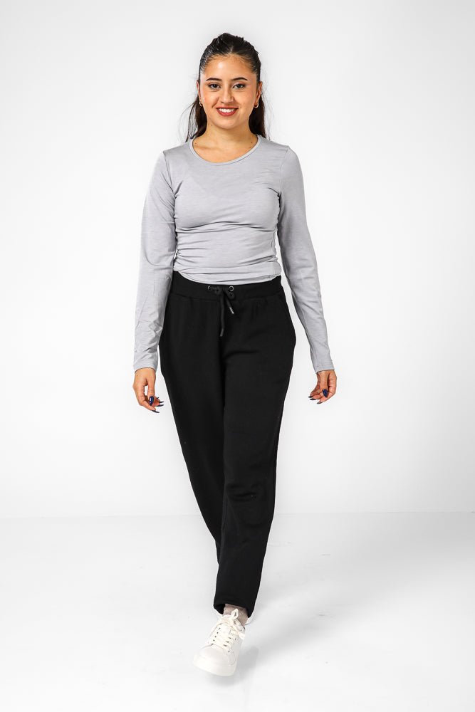 DELTA - חולצה תרמית אנטי בקטריאלית צווארון עגול - SLIM FIT - MASHBIR//365