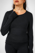 DELTA - חולצה תרמית אנטי בקטריאלית צווארון עגול - SLIM FIT - MASHBIR//365