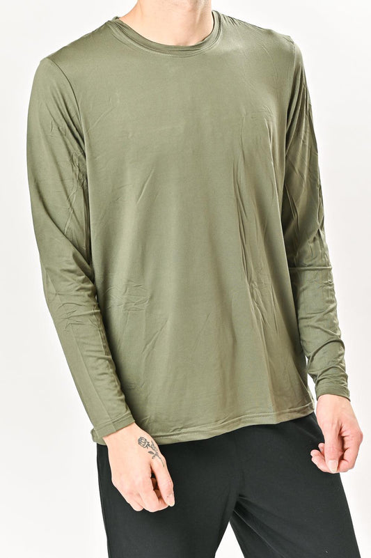 COOL 32 - חולצה תרמית בצבע זית לגבר - MASHBIR//365
