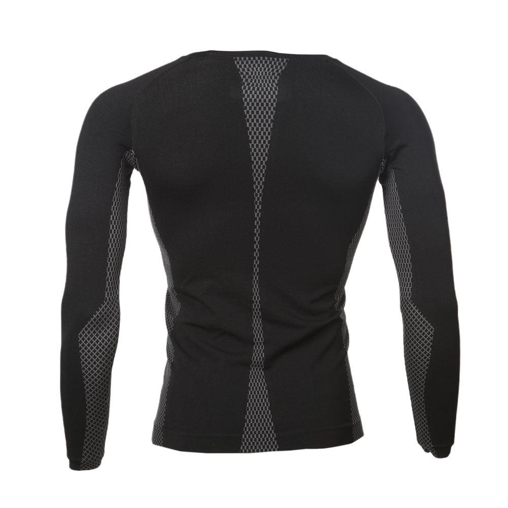 COOL 32 - חולצה תרמית דרגה 4 בצבע שחור-אפור - MASHBIR//365