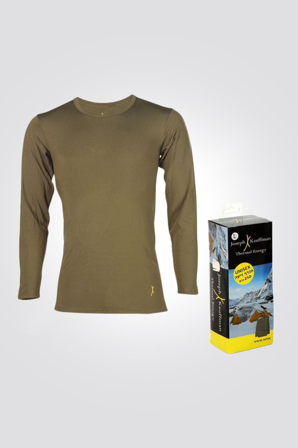 Joseph Kauffman - חולצה תרמית יוניסקס בצבע זית - MASHBIR//365