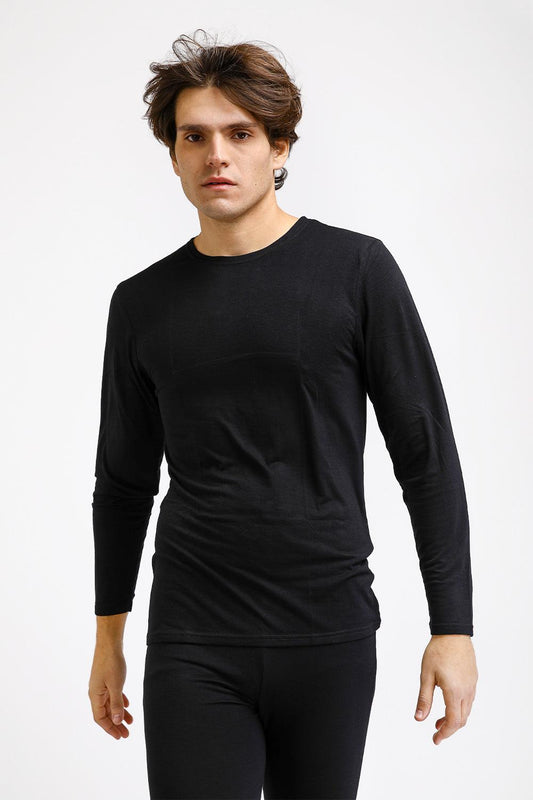 COOL 32 - חולצה תרמית לגבר בצבע שחור - MASHBIR//365