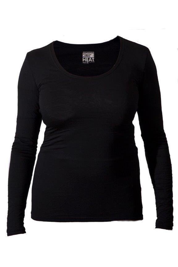 COOL 32 - חולצה תרמית שחורה דרגה 1 לנשים - MASHBIR//365