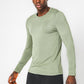 DELTA - חולצה תרמית צווארון עגול - SLIM FIT בצבע ירוק - MASHBIR//365 - 2