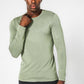 DELTA - חולצה תרמית צווארון עגול - SLIM FIT בצבע ירוק - MASHBIR//365 - 3