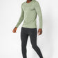DELTA - חולצה תרמית צווארון עגול - SLIM FIT בצבע ירוק - MASHBIR//365 - 4