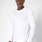 DELTA - חולצה תרמית צווארון עגול - SLIM FIT בצבע לבן - MASHBIR//365 - 1
