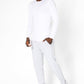 DELTA - חולצה תרמית צווארון עגול - SLIM FIT בצבע לבן - MASHBIR//365 - 4