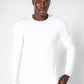 DELTA - חולצה תרמית צווארון עגול - SLIM FIT בצבע לבן - MASHBIR//365 - 5