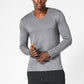 DELTA - חולצה תרמית צווארון וי - SLIM FIT בצבע אפור - MASHBIR//365 - 6