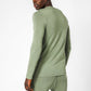 DELTA - חולצה תרמית צווארון וי - SLIM FIT בצבע ירוק - MASHBIR//365 - 4