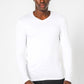 DELTA - חולצה תרמית צווארון וי - SLIM FIT בצבע לבן - MASHBIR//365 - 1