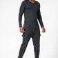 DELTA - חולצה תרמית צווארון וי - SLIM FIT בצבע שחור - MASHBIR//365 - 5