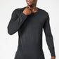 DELTA - חולצה תרמית צווארון וי - SLIM FIT בצבע שחור - MASHBIR//365 - 2