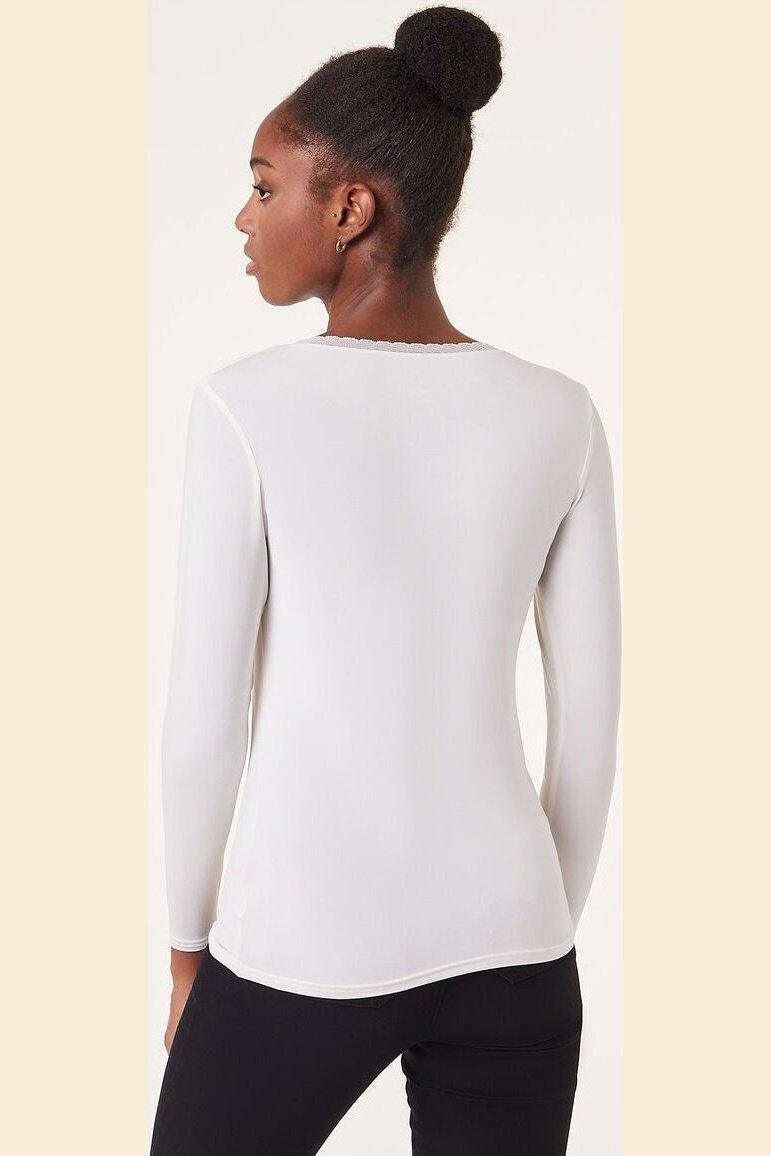 ETAM - חולצה תרמית WARM ME UP קרם - MASHBIR//365