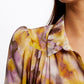 MORGAN - חולצת 3/4 עם הדפס אברקסטי בשילוב צבעים - MASHBIR//365 - 4