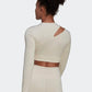 ADIDAS - חולצת אימון שרוול ארוך HYPERGLAM בצבע לבן - MASHBIR//365 - 2