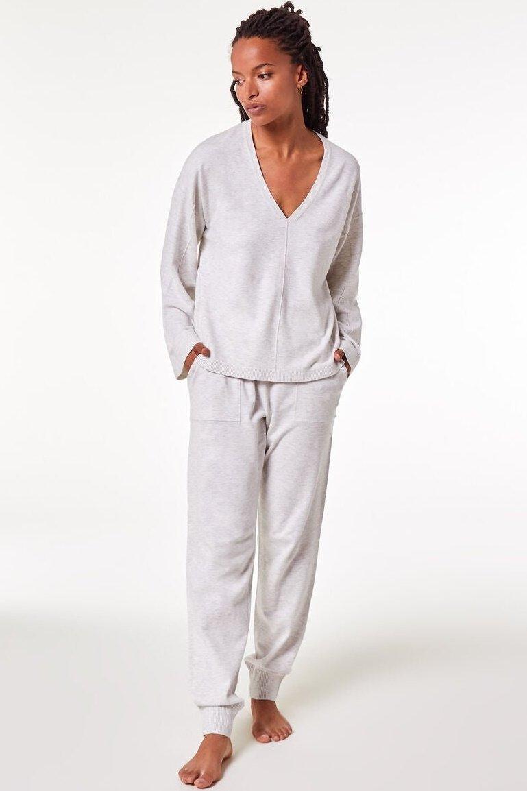 ETAM - חולצת אריג BELISSA אפור בהיר - MASHBIR//365