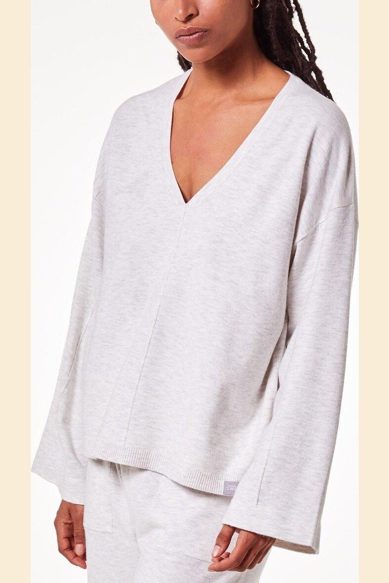 ETAM - חולצת אריג BELISSA אפור בהיר - MASHBIR//365