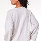 ETAM - חולצת אריג BELISSA אפור בהיר - MASHBIR//365 - 2