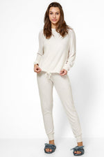 KENNETH COLE - חולצת אריג דקה עם שרוך קרם - MASHBIR//365