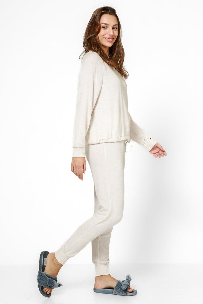 KENNETH COLE - חולצת אריג דקה עם שרוך קרם - MASHBIR//365