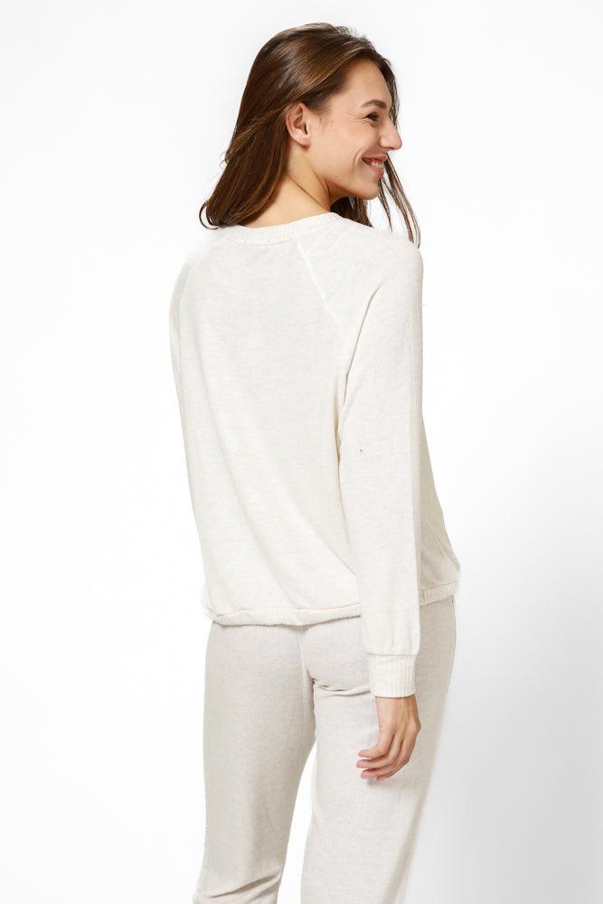 KENNETH COLE - חולצת אריג דקה עם שרוך קרם - MASHBIR//365