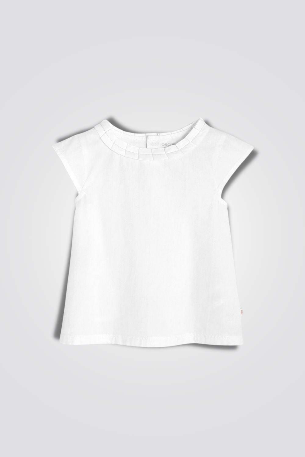 OBAIBI - חולצת אריג לבנה - MASHBIR//365