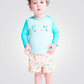 OBAIBI - חולצת בגד ים לתינוקות בצבע תכלת - MASHBIR//365 - 1