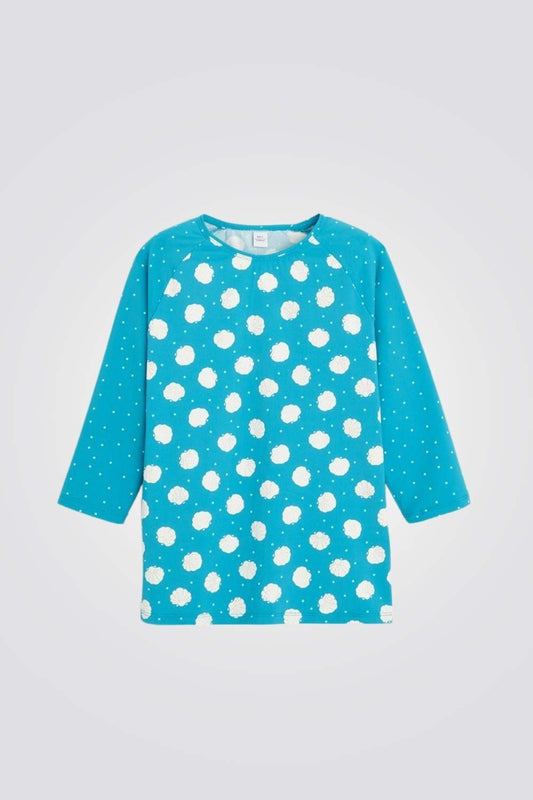 OKAIDI - חולצת בגד ים שרוולים ארוכים לבנות - MASHBIR//365