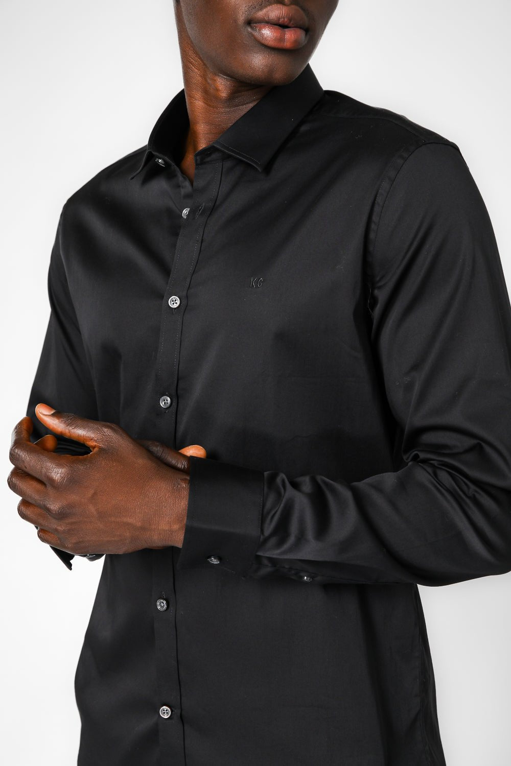 KENNETH COLE - חולצת במבוק לייקרה בגזרת Slim - MASHBIR//365