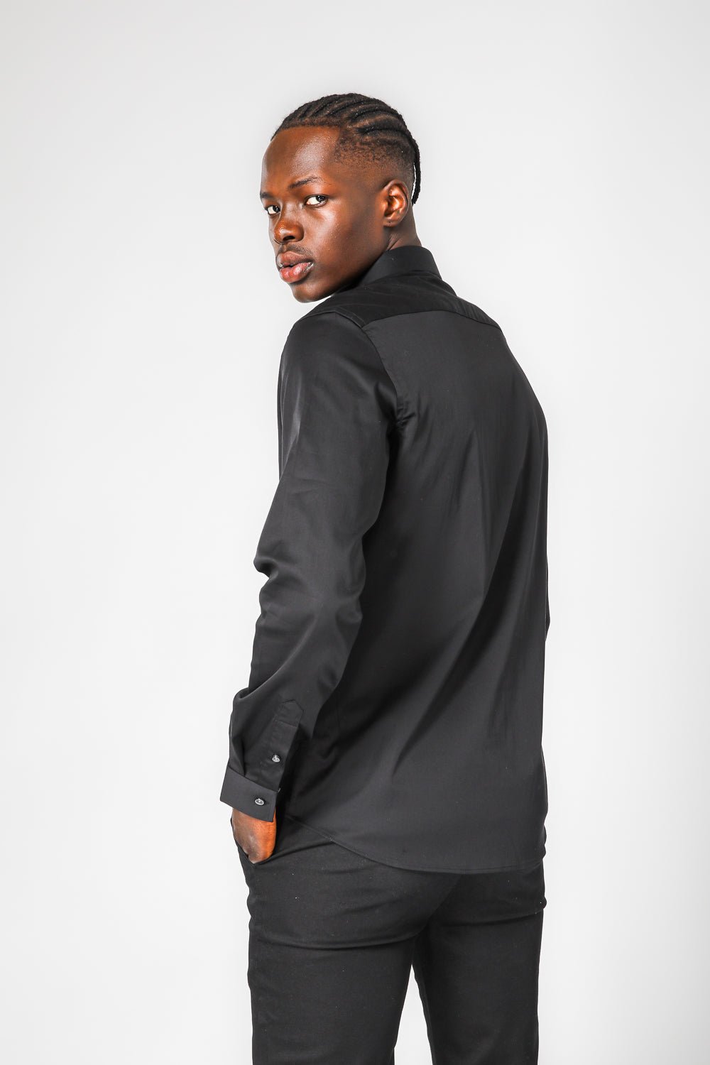 KENNETH COLE - חולצת במבוק לייקרה בגזרת Slim - MASHBIR//365