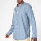KENNETH COLE - חולצת במבוק לייקרה משובצת - MASHBIR//365 - 1